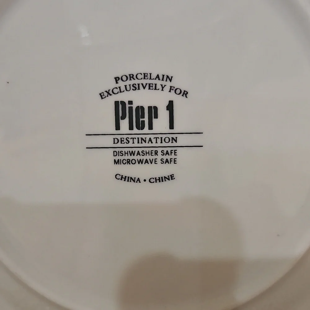 Decorator Plate By Pier 1 Imports Destination Series Porceline